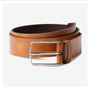 Allen Edmonds Broadway Avenue Dress Casual Leather Belt Walnut SZ 44